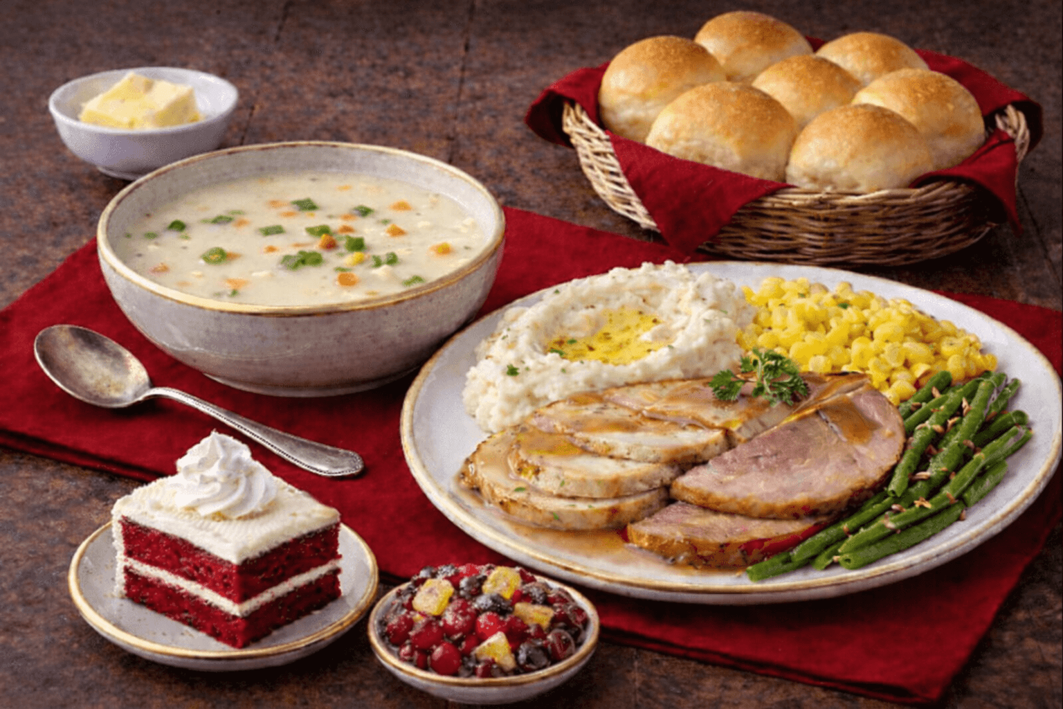 Christmas in the Dells Dinner Menu