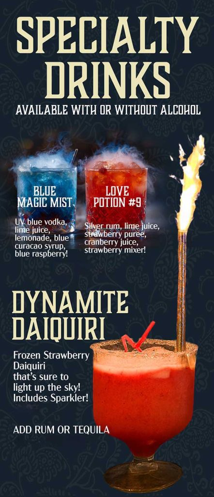 Specialty Drinks at Our Full Service Bar